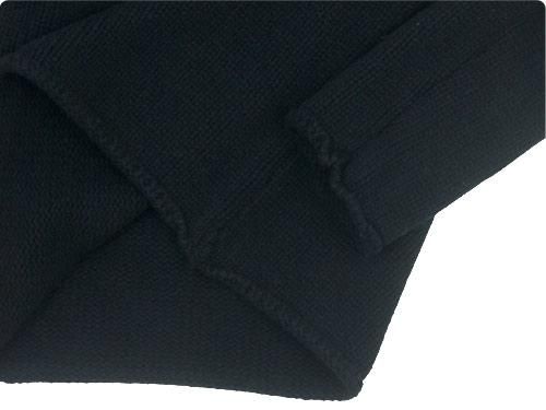 Atelier d'antan Kubinʥӥ Wool Cashmere Turtle Knit BLACK