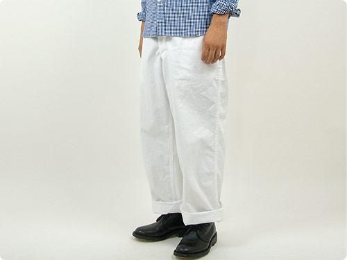 TUKI field trousers 00WHITE