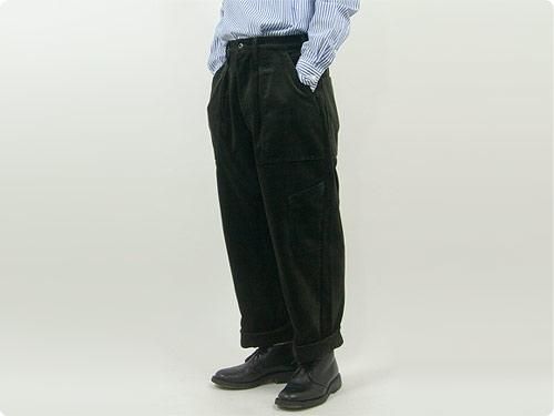 TUKI combat pants corduroy 27MOSS GREEN