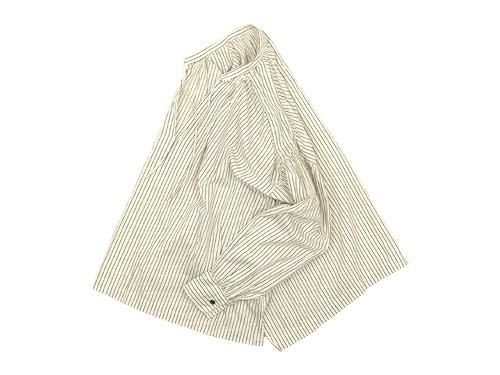 ordinary fits FLORIST BLOUSE WHITE STRIPE
