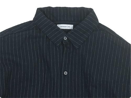 ordinary fits EDWARD ONEPIECE WOOL DARK NAVY STRIPE