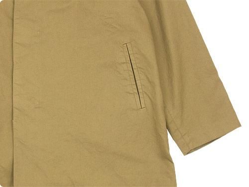 maillot mature cotton over coat KHAKI BEIGE