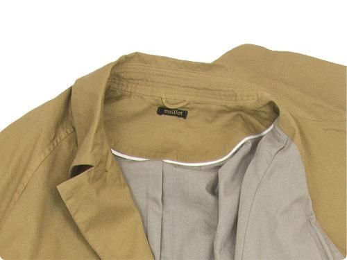 maillot mature cotton over coat KHAKI BEIGE