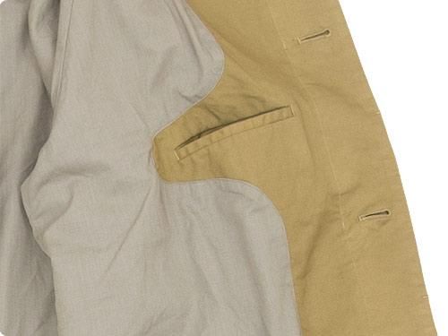 maillot mature cotton over coat KHAKI BEIGE