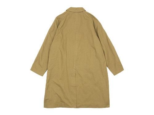 maillot mature cotton over coat KHAKI BEIGE