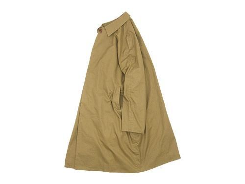 maillot mature cotton over coat KHAKI BEIGE