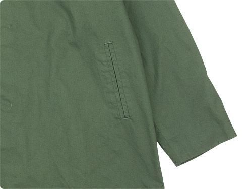 maillot mature cotton over coat OLIVE