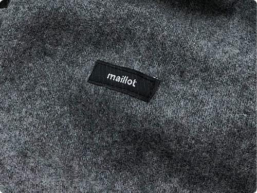 maillot mature wool weekend Tee DARK GRAY