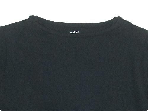 maillot mature wool weekend Tee BLACK