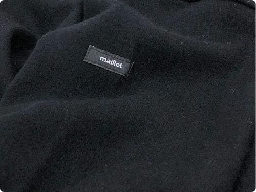 maillot mature wool weekend Tee BLACK