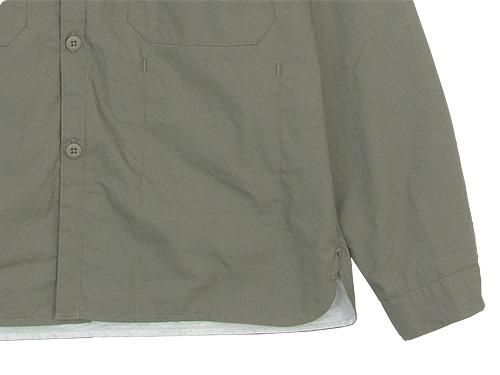 ENDS and MEANS Puff Shirts Jacket LIGHT KHAKI