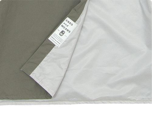 ENDS and MEANS Puff Shirts Jacket LIGHT KHAKI