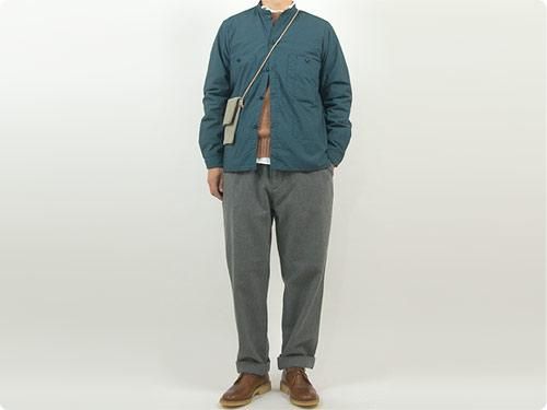 ENDS and MEANS Puff Shirts Jacket SMOKEY BLUE