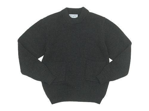 ENDS and MEANS Grandpa Knit BROWN CHARCOAL