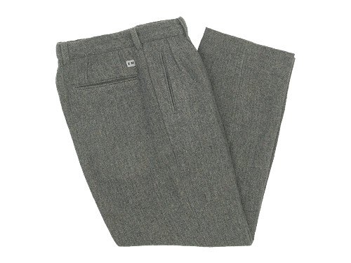 ENDS and MEANS 2Tacs Grandpa Trousers GRAY ENDS and MEANS通販