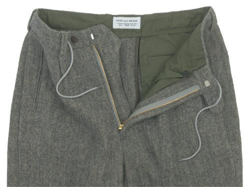 ENDS and MEANS 2Tacs Grandpa Trousers GRAY