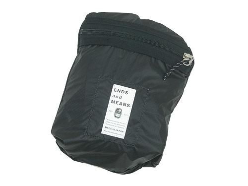 ENDS and MEANS Packable Trip Backpack BLACK