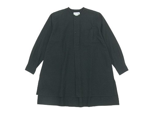 blanc atelier smock TOP CHARCOAL