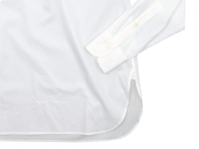 TATAMIZE NO COLLAR SHIRTS WHITE