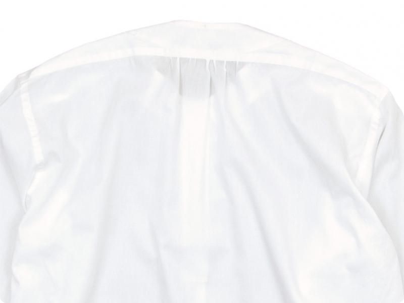 TATAMIZE NO COLLAR SHIRTS WHITE