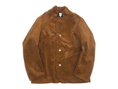 TATAMIZE STAND COLLAR JACKET BROWN