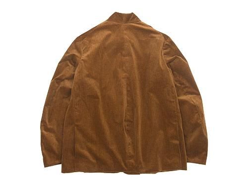 TATAMIZE STAND COLLAR JACKET BROWN