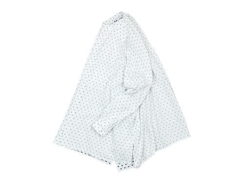 TOUJOURS Back Gathered Bosom Shirt WHITE FACE KM29BS02