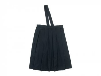 TOUJOURS One Shoulder Random Pleated Skirt BLACK TM29GK01