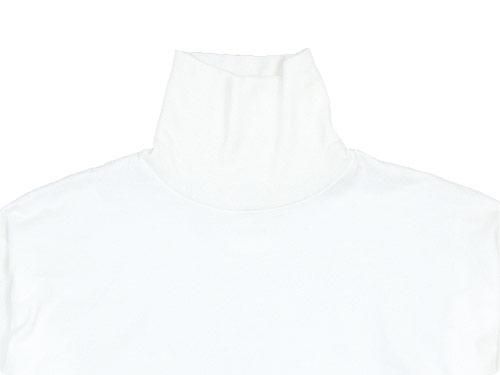 TOUJOURS Turtle Neck Pullover WHITE LM29XC07