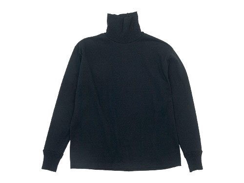 TOUJOURS Turtle Neck Pullover HEATHER BLACK LM29XC07