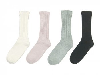 TOUJOURS Melange Pure Silk Socks 【FM29XA01】