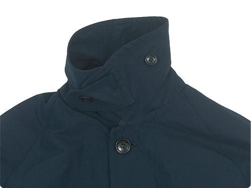 TOUJOURS Oversized Flared Soutien Collar Coat NAVYVM29IC02