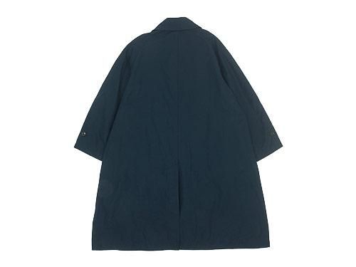 TOUJOURS Oversized Flared Soutien Collar Coat NAVYVM29IC02