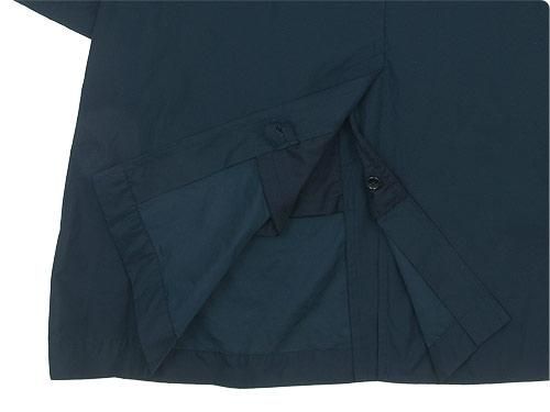 TOUJOURS Oversized Flared Soutien Collar Coat NAVYVM29IC02