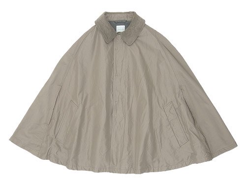 TOUJOURS Cape Coat MOCHA 【VM29IC03】 TOUJOURS（トゥジュー）通販