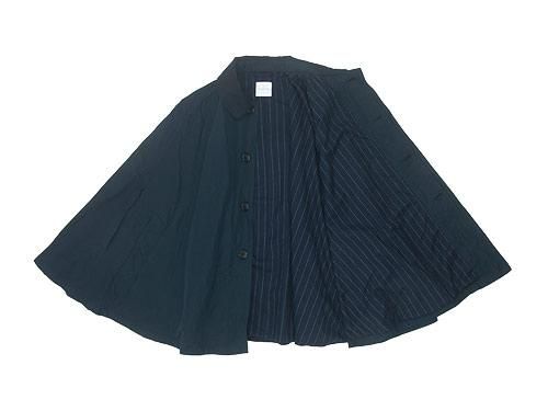 TOUJOURS Cape Coat NAVY VM29IC03