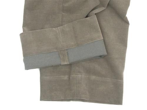 TOUJOURS Wide Cuff Sack Trousers HEATHER MOCHA KM29JP02