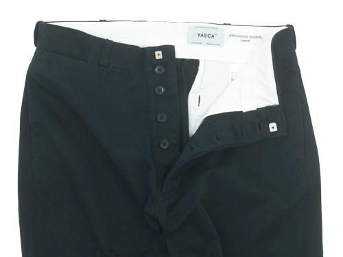 YAECA チノパン ワイドテーパード NAVY 〔メンズ〕 YAECA 通販