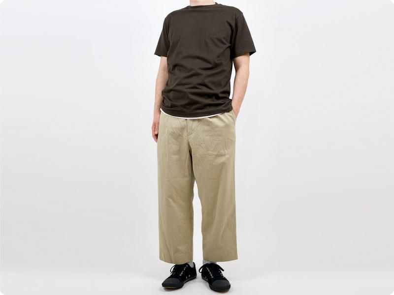 YAECA STOCK ƹ륯å ȾµT DARK BROWN ̥󥺡
