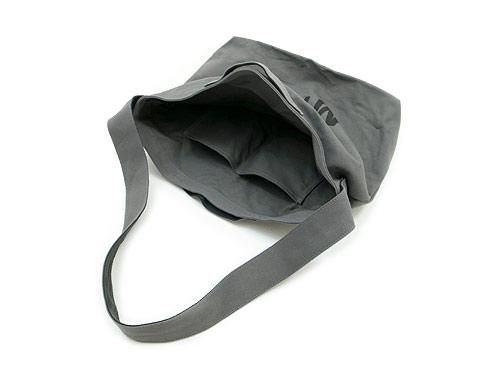 MHL. HEAVY COTTON CANVAS SHOULDER BAG 020GRAY