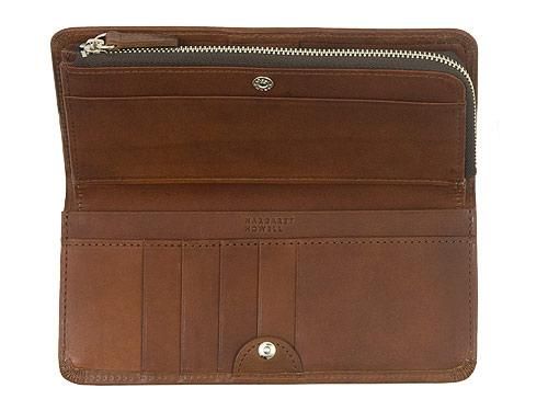MARGARET HOWELL x PORTER OIL LEATHER LONG WALLET 050BROWN