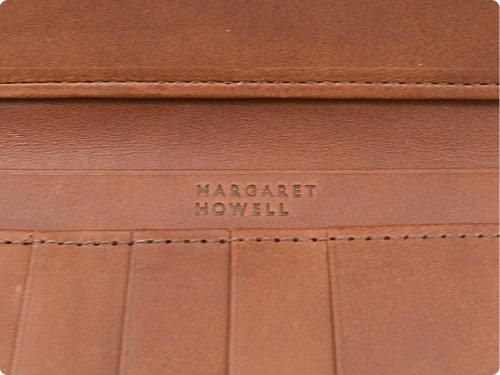 MARGARET HOWELL x PORTER OIL LEATHER LONG WALLET 050BROWN