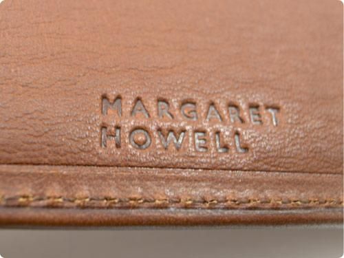 MARGARET HOWELL x PORTER OIL LEATHER FOLDED WALLET 050BROWN