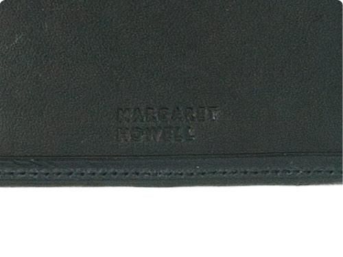 MARGARET HOWELL x PORTER OIL LEATHER FOLDED WALLET 010BLACK