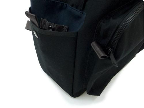 MARGARET HOWELL x PORTER PVC LIGHT COTTON CANVAS BACKPACK 010BLACK
