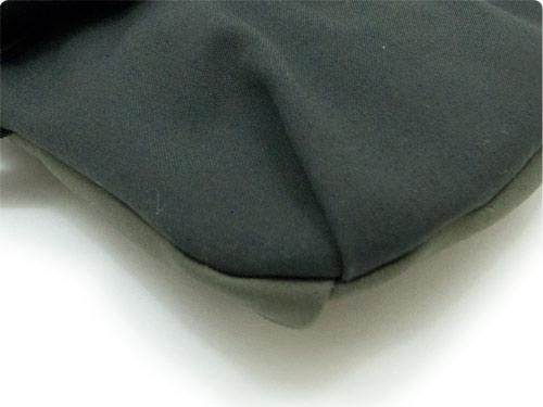 MARGARET HOWELL x PORTER PVC LIGHT COTTON CANVAS POUCH 023CHARCOAL