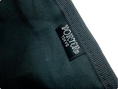 MARGARET HOWELL x PORTER PVC LIGHT COTTON CANVAS POUCH 023CHARCOAL