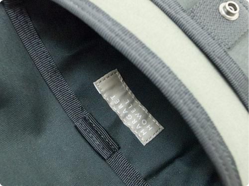 MARGARET HOWELL x PORTER PVC LIGHT COTTON CANVAS POUCH 023CHARCOAL