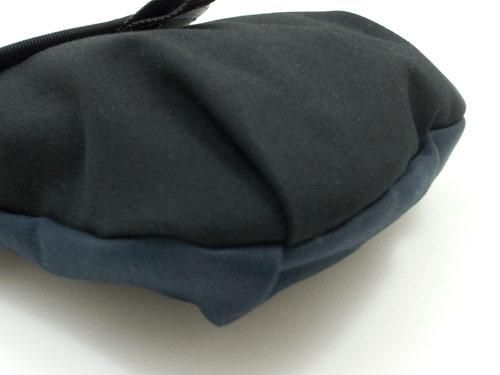 MARGARET HOWELL x PORTER PVC LIGHT COTTON CANVAS POUCH 010BLACK