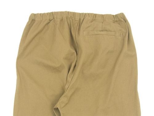 maillot mature drawstring tuck pants KHAKI BEIGE